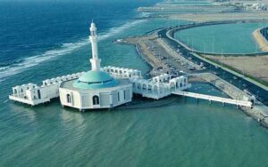 The Floating Mosque (Al-Rahma Mosque) 